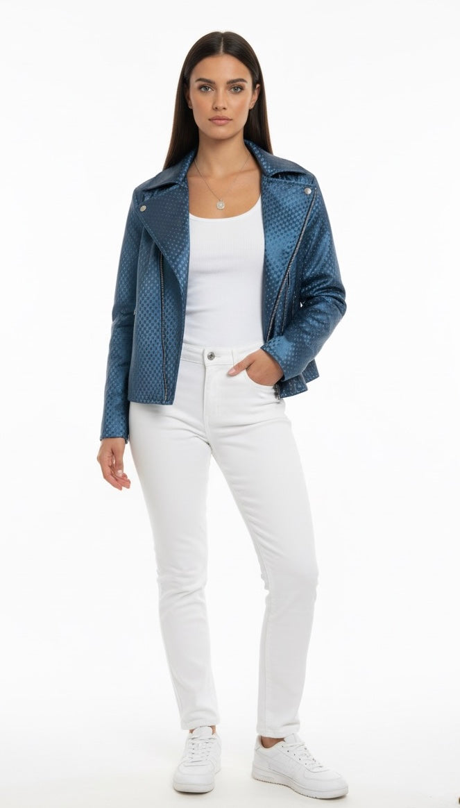 Chaqueta Biker Sky